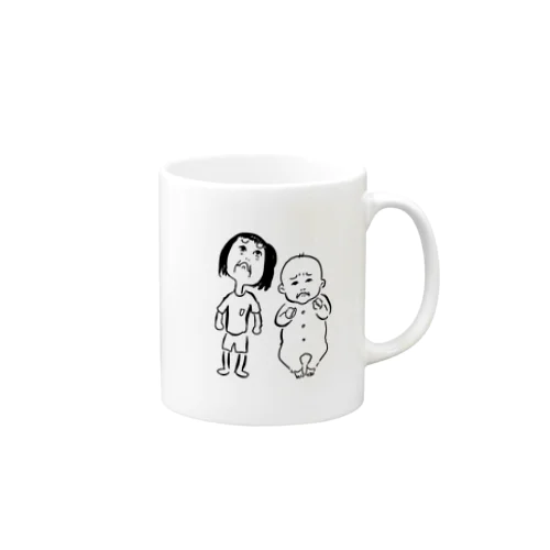 べーべーぐちりょうちゃんとまほちゃん Mug