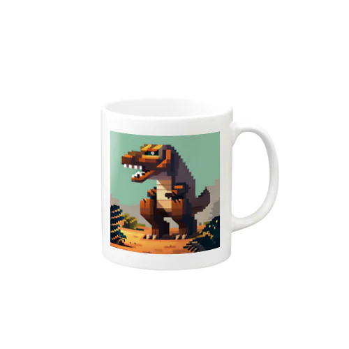 ドット絵ティラノサウルス Mug