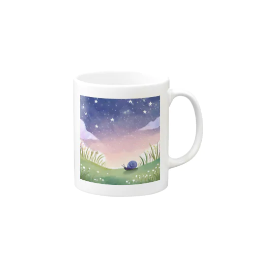 星空とカタツムリシリーズ③⭐ Mug