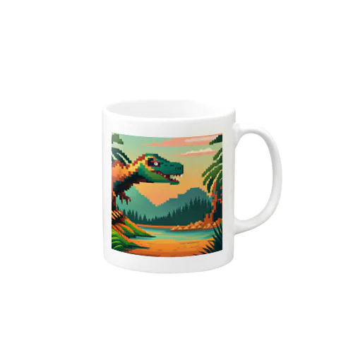 ドット絵ケティオサウルス Mug