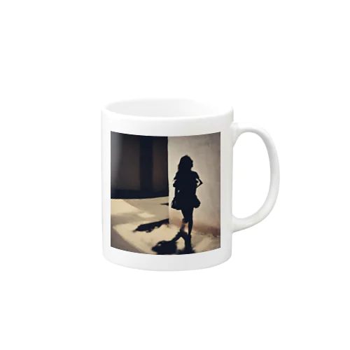 綺麗な女性の影グッズ Mug