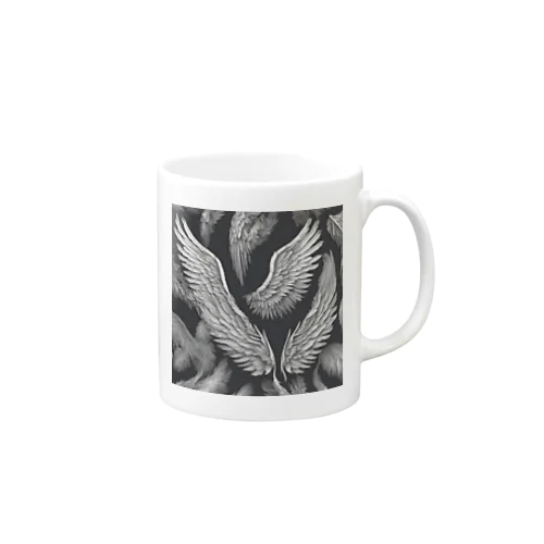 幻想的な天使の羽根 Mug