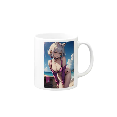 猫耳ガール Mug