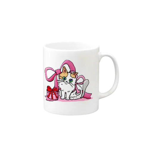 リボン猫ちゃん Mug