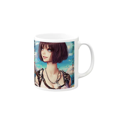 希望に満ちた娘 Mug