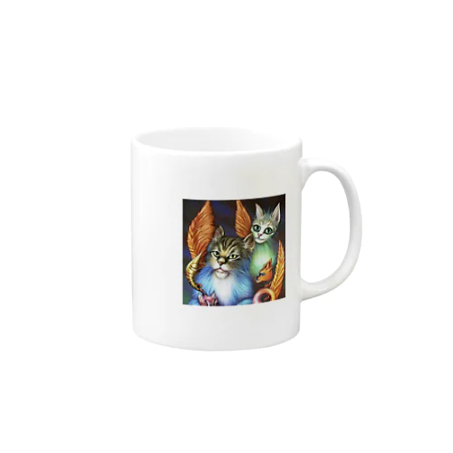 ファンタジーな猫 Mug