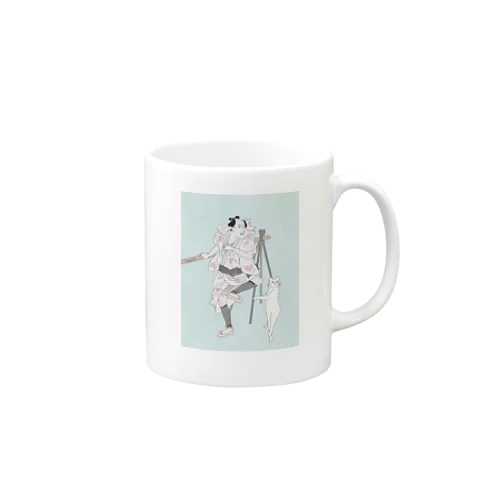 バレエ男子とバレエ猫 Mug