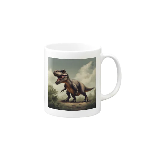 迫力ある恐竜 マグカップ