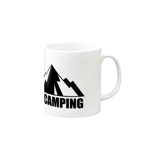 アウトドア、登りたくなる山 Mug