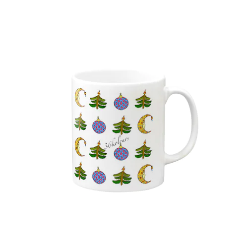 Christmas Ornaments (36kolours) グリーン Mug