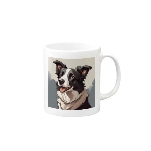 ボーダーコリーのペパー Mug