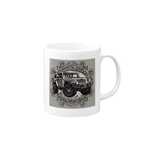 トライバル　ジープ1 Mug