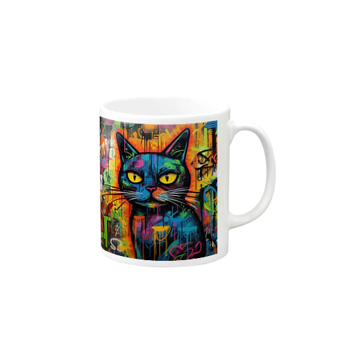 サイバーパンク猫 Mug