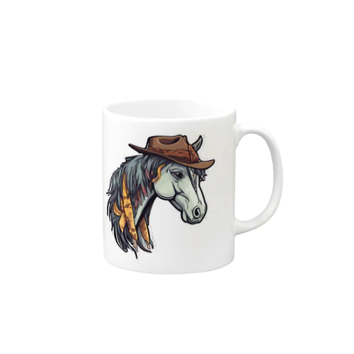 Hat Horse マグカップ