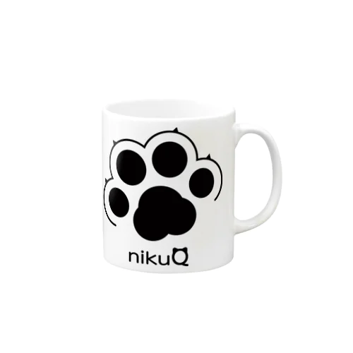 オリジナルブランド「nikuQ」の猫タイプです マグカップ