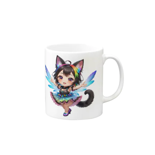 妖精のハロウィンフェス（黒猫2） Mug