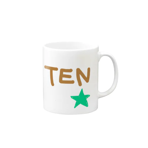 TEN🟢★LUCKYグリーンスターロゴ Mug