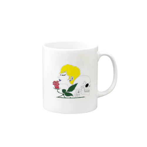 綺麗な薔薇には棘があるカラーバリエーション Mug