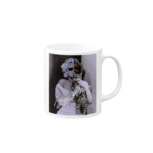 MarilynMonroe　&　CAT Mug