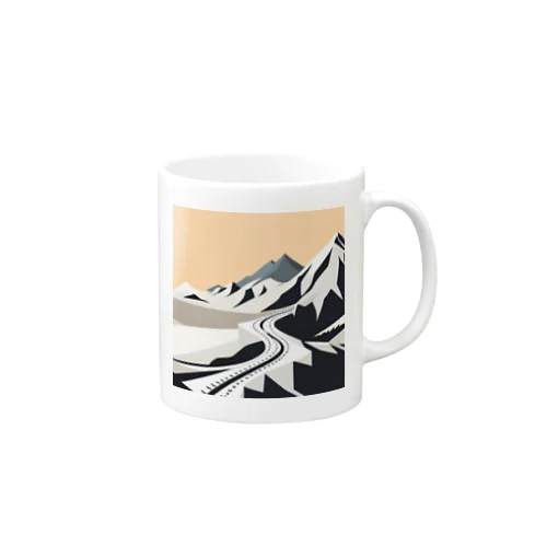 有名な観光スポットイメージ画像： シルクロード（中央アジアから中国まで） Mug