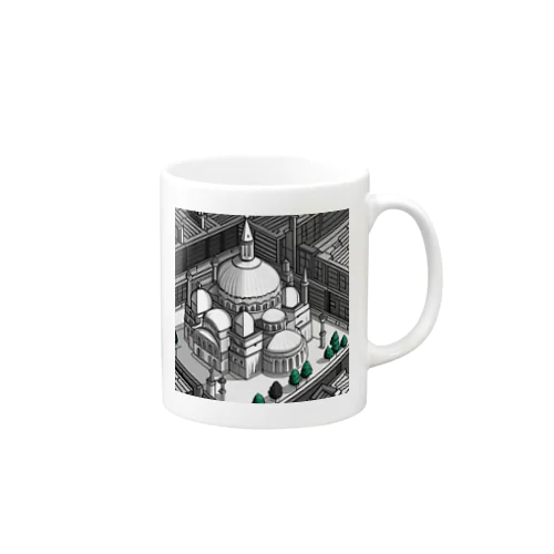 有名な観光スポットイメージ画像：イスタンブールのアヤソフィア（トルコ） Mug