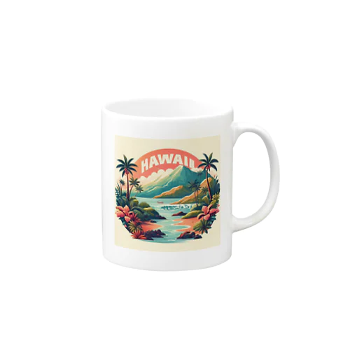 HAWAII　ハワイの魅力的なイラスト Mug