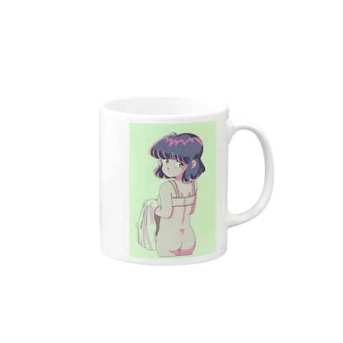 お着替え中 Mug