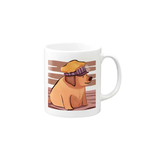 サウナ犬 Mug