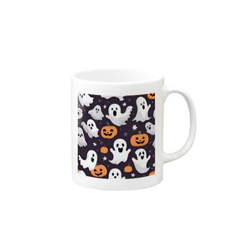 ハロウィン　おばけ③ Mug