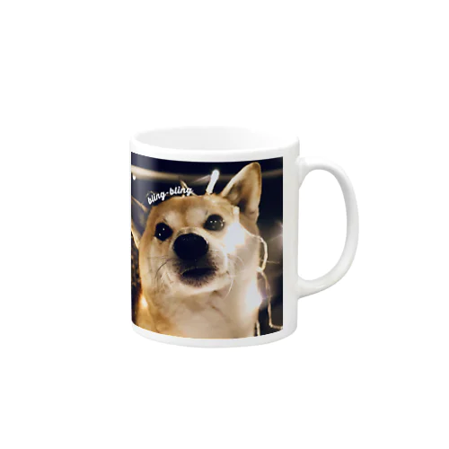 柴犬空　bling-bling Mug