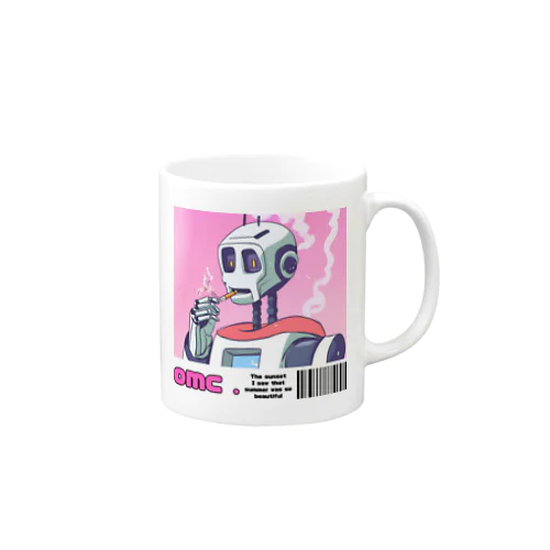 一服ロボットさん Mug