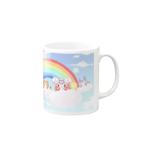 お空の上でぷかぷか Mug