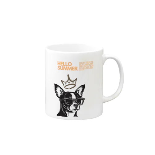 犬（眼鏡） Mug