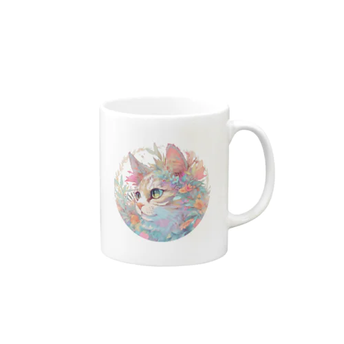 ネコボタニカ Mug