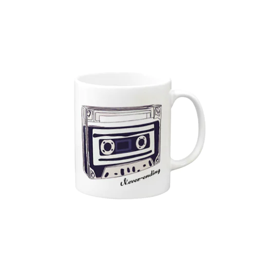 インディーズディストロ「Never-Ending MUSIC」グッズ Mug