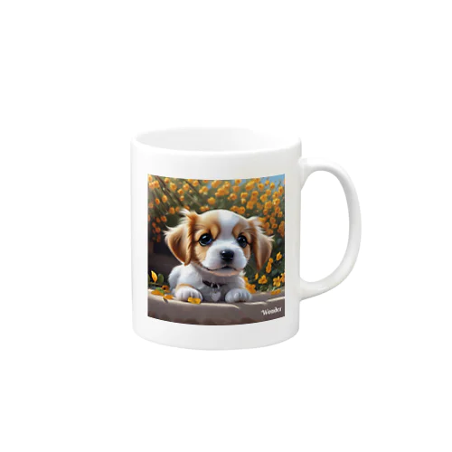 可愛すぎるわんちゃん可愛い🐶 Mug