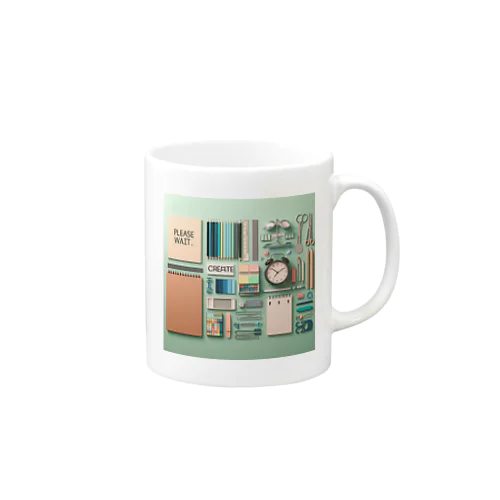 文房具大好き❤緑色01 Mug