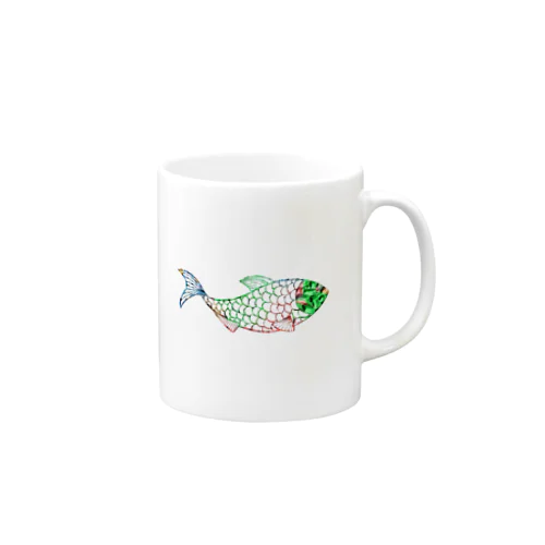 魚　water drop Mug