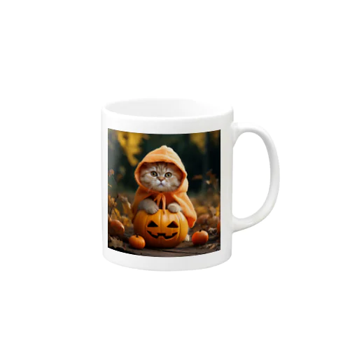 ネコのハロウィン Mug