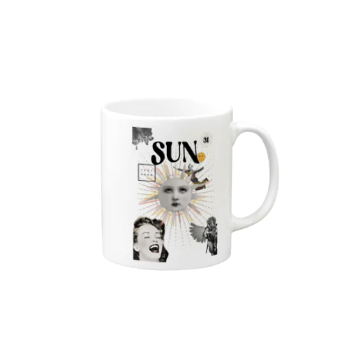 34→SUN太陽　Stylish Lenormand  Mug