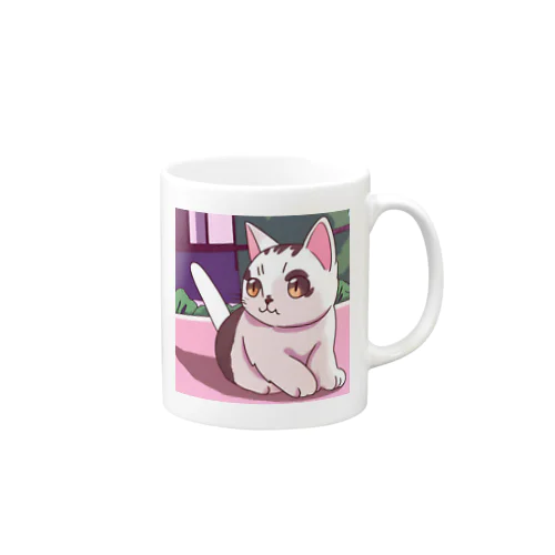 白茶ハーフの可愛い子猫グッズ Mug