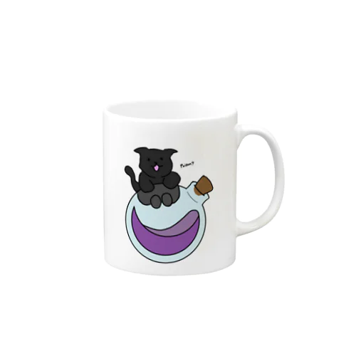 黒猫パンサー Mug