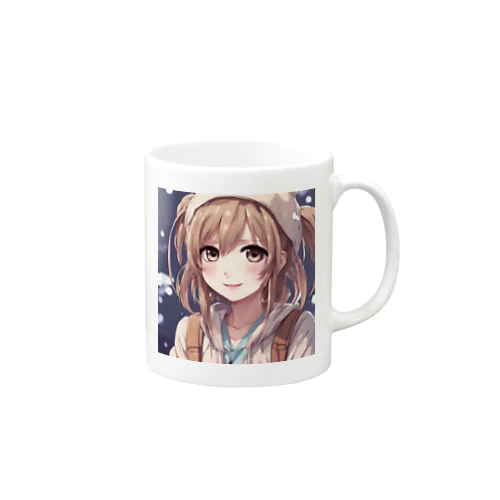 彼女の笑顔が輝くアートコレクション Mug