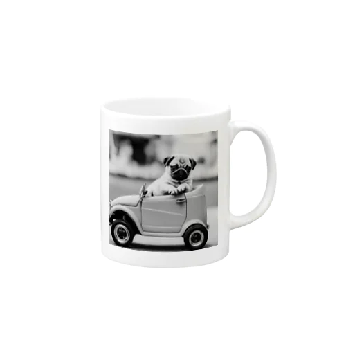 愛車とテトくん Mug