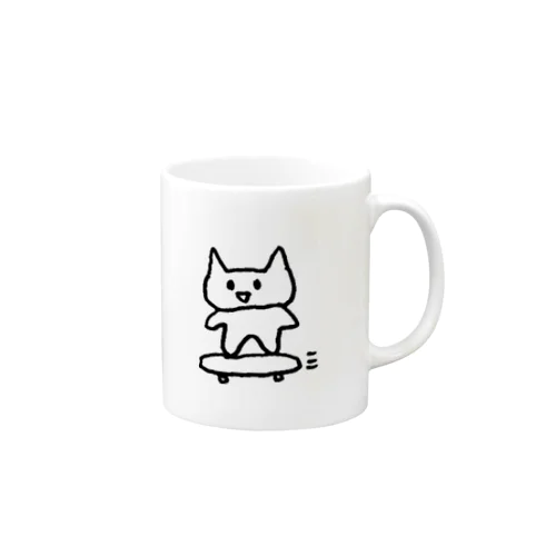 ぴよこねこ -スケーター- Mug