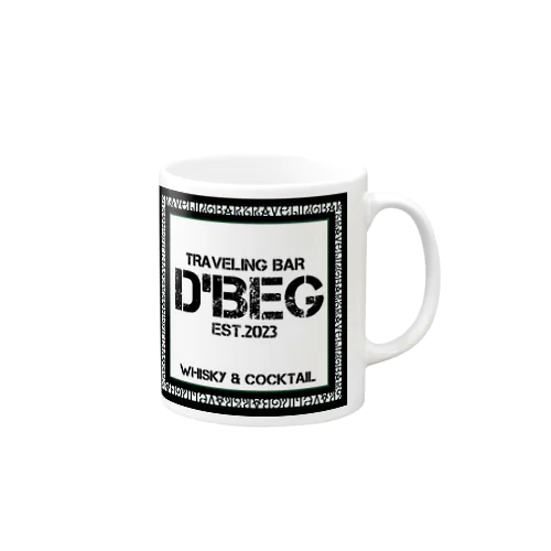 D'BEG Ver.モノクロ1 Mug