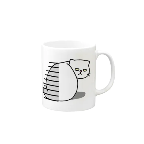 Exotic shorthair looking back Mug