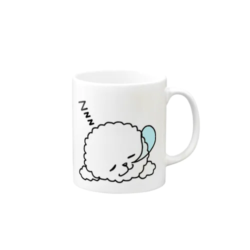 Sleeping Bichon Frise Mug