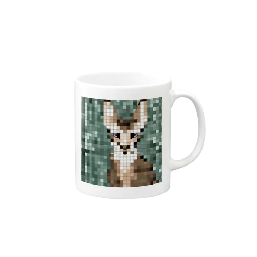 ドット絵のヒマラヤンキャット Mug