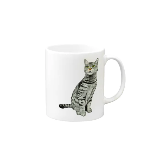 キジトラ猫ちゃん文字ナシ Mug